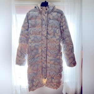 Gudrun Sjoden down winter coat with removable hood.